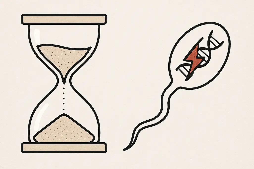 سن بالای مردان باعث آسیب به DNA اسپرم می شود